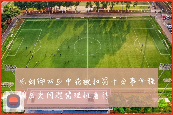 毛剑卿回应申花被扣罚十分事件强调历史问题需理性看待